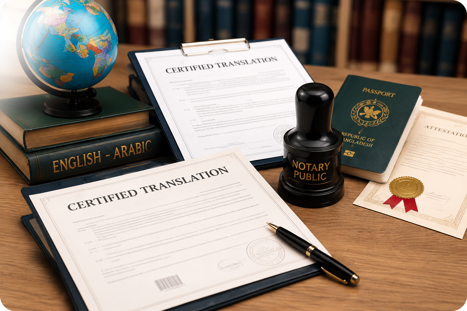 Translation and notary service